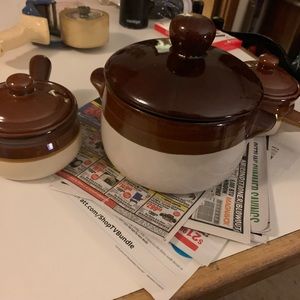 Vintage French Onion Soup bowls